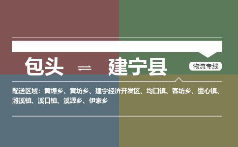 包头到建宁县货运公司2023-时效快运-省市县+乡镇+闪+送