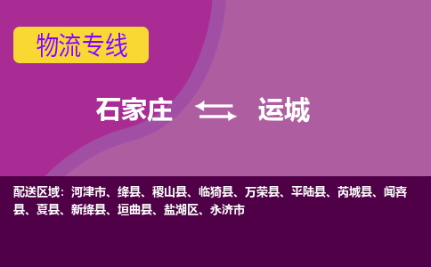 石家庄直达运城物流货运 -整车运输专线(丢损必赔)