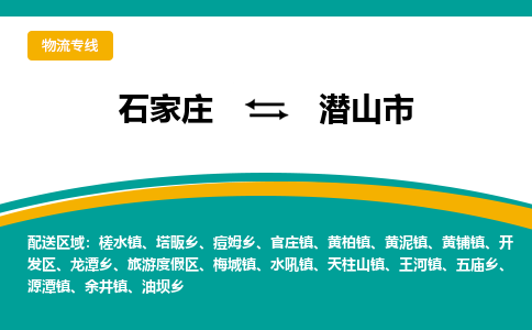 石家庄至潜山市货运专线-石家庄至潜山市物流公司