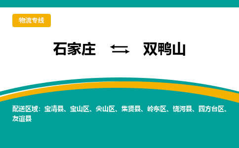 石家庄到双鸭山物流公司-专业团队/提供包车运输服务