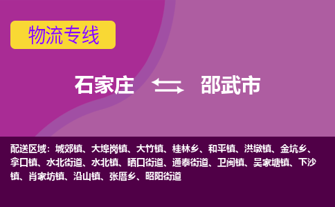 石家庄到邵武市物流公司-石家庄至邵武市货运专线