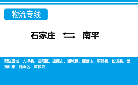 石家庄直达南平物流货运 -整车运输专线(丢损必赔)