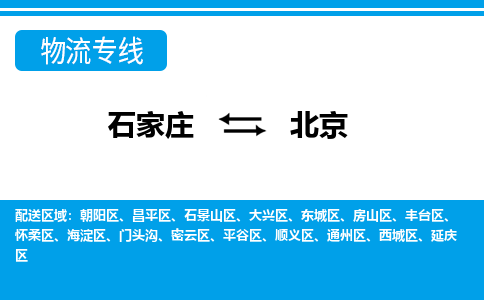 石家庄至北京物流专线|石家庄到北京物流公司-多方式运输、多种车型选择