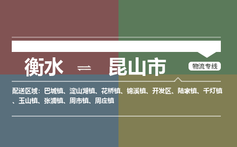 衡水到昆山市物流公司|衡水到昆山市物流专线-专接/整车