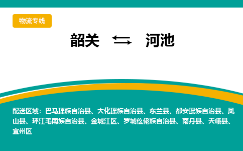 韶关到河池物流公司-韶关到河池物流专线-点对点运输