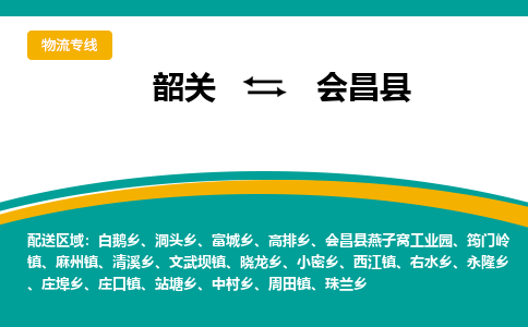 韶关到会昌县物流公司-韶关到会昌县物流专线-点对点运输
