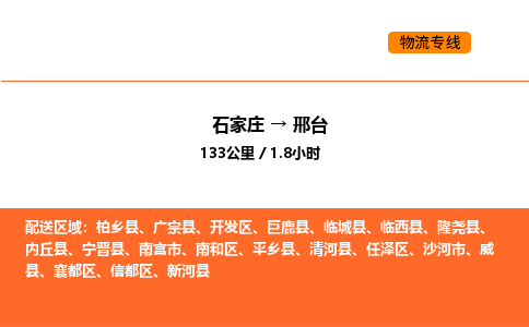 石家庄到邢台物流长短途运输/公司实时报价(省市县+乡镇-闪+送)