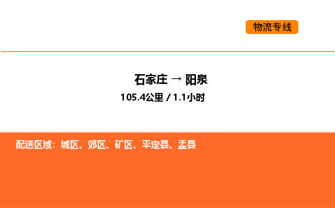石家庄到阳泉物流长短途运输/公司实时报价(省市县+乡镇-闪+送)