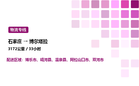石家庄到博尔塔拉物流公司-货运专线高效运输「多少一方」