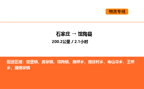 石家庄到馆陶县物流公司|石家庄到馆陶县货运专线-高效快捷