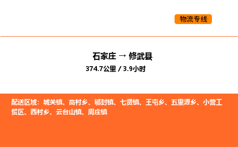 石家庄到修武县物流公司|石家庄到修武县货运专线-高效快捷