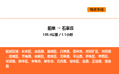 阳泉到石家庄物流公司/整车零担(全境一站达) 阳泉到石家庄物流公司/整车零担(全境一站达)