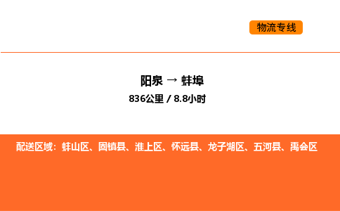 阳泉到蚌埠物流公司/整车零担(全境一站达) 阳泉到蚌埠物流公司/整车零担(全境一站达)