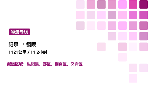阳泉到铜陵物流公司/整车零担(全境一站达)