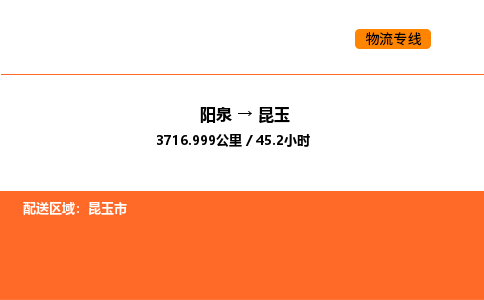 阳泉到昆玉物流公司/整车零担(全境一站达) 阳泉到昆玉物流公司/整车零担(全境一站达)