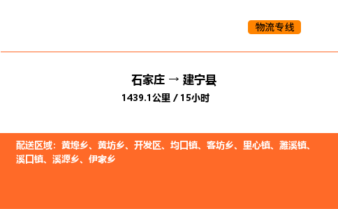 石家庄到建宁县物流公司|石家庄到建宁县货运专线-高效快捷