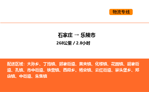 石家庄到乐陵市物流公司/整车零担(全境一站达) 石家庄到乐陵市物流公司/整车零担(全境一站达)