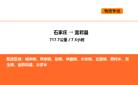石家庄到宜君县物流公司|石家庄到宜君县货运专线-高效快捷