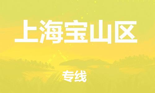 邢台到上海宝山区物流公司-助力您的企业发展（整车零担）