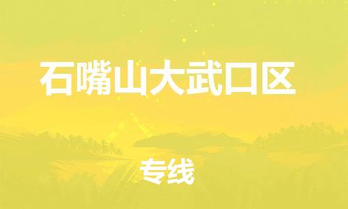 石家庄到石嘴山大武口区物流公司-物流一点通，发货更轻松