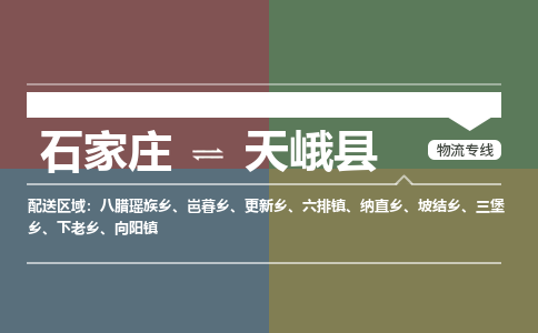 石家庄到天峨县物流公司 -整车运输专线(丢损必赔)