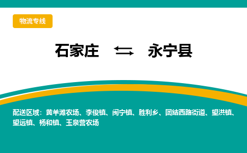 石家庄到永宁县物流公司 -整车运输专线(丢损必赔)