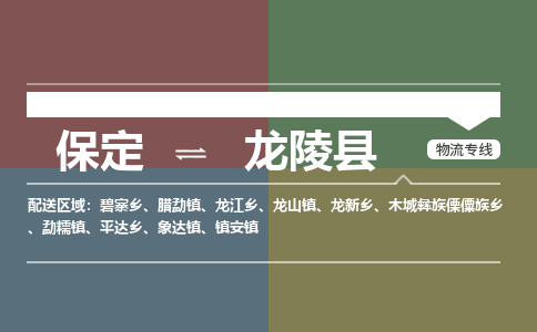 保定到龙陵县物流公司 -整车运输专线(丢损必赔)