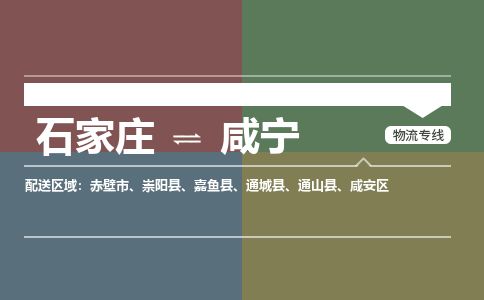 石家庄至咸宁货运专线-石家庄至咸宁物流公司