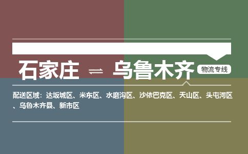 石家庄到乌鲁木齐物流专线公司-货运专线「送货上门」