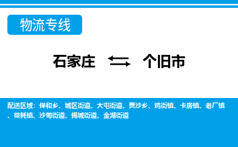 石家庄至个旧市货运专线-石家庄至个旧市物流公司