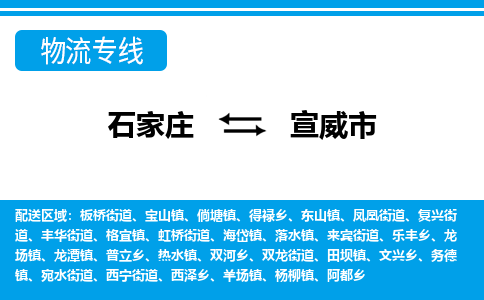 石家庄至宣威市货运专线-石家庄至宣威市物流公司