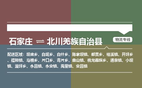 石家庄到北川县物流专线公司-货运专线「送货上门」