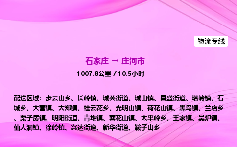 石家庄到庄河市物流公司-货运专线2026省市县<高效准时> 石家庄到庄河市物流公司-货运专线2026省市县<高效准时>