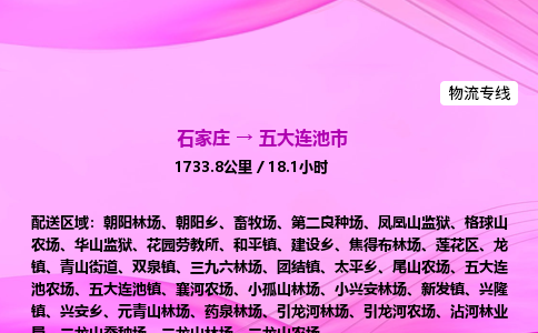 石家庄到五大连池市物流公司-专线直达 石家庄到五大连池市物流公司-专线直达