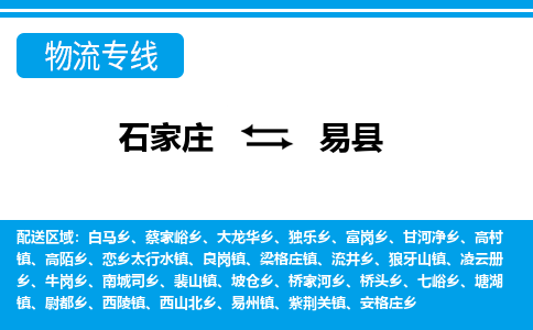 石家庄到易县物流公司-货运专线2026省市县<高效准时> 石家庄到易县物流公司-货运专线2026省市县<高效准时>