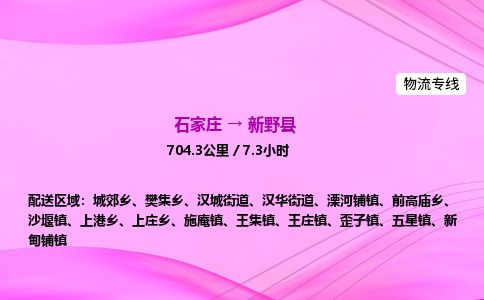 石家庄到新野县物流公司-货运专线2026省市县<高效准时> 石家庄到新野县物流公司-货运专线2026省市县<高效准时>