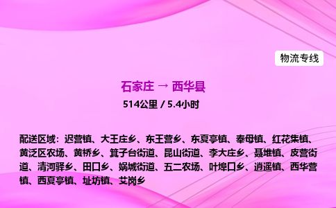 石家庄到西华县物流公司-货运专线2026省市县<高效准时> 石家庄到西华县物流公司-货运专线2026省市县<高效准时>