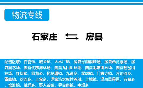 石家庄到房县物流公司-货运专线2026省市县<高效准时>