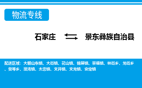 石家庄到景东县物流公司-货运专线2026省市县<高效准时>