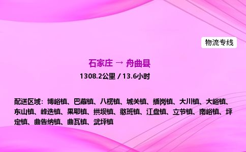 石家庄到舟曲县物流公司-货运专线2026省市县<高效准时> 石家庄到舟曲县物流公司-货运专线2026省市县<高效准时>