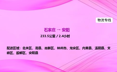 石家庄到安阳物流公司-货运专线2026省市县<高效准时> 石家庄到安阳物流公司-货运专线2026省市县<高效准时>