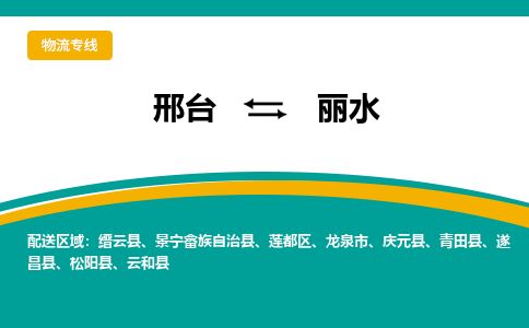 邢台到丽水物流公司-搬家行李托运2026(专线快运/全境直达) 邢台到丽水物流公司-搬家行李托运2026(专线快运/全境直达)
