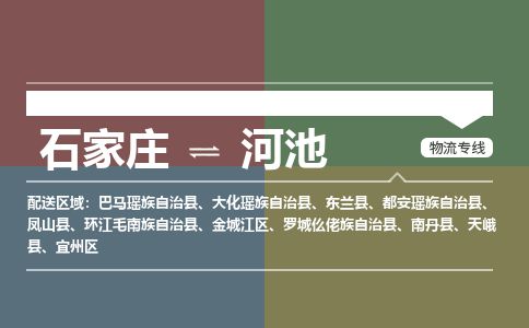 石家庄到河池物流公司-搬家行李托运2026(专线快运/全境直达)