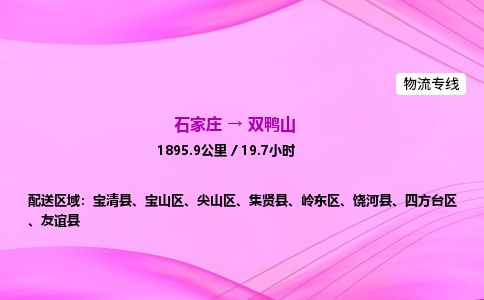 石家庄到双鸭山物流公司-货运专线2026省市县<高效准时> 石家庄到双鸭山物流公司-货运专线2026省市县<高效准时>