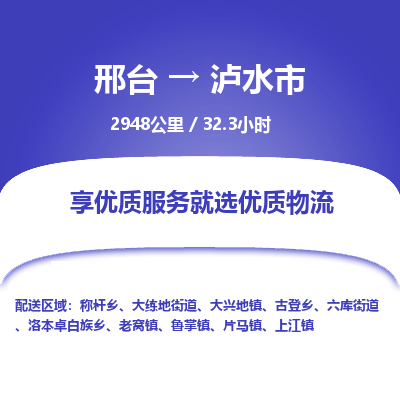 邢台到泸水市物流公司-搬家行李托运2026(专线快运/全境直达) 邢台到泸水市物流公司-搬家行李托运2026(专线快运/全境直达)
