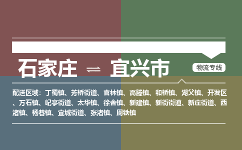 石家庄到宜兴市物流公司-石家庄到宜兴市货运专线2026省市县提供送货上门