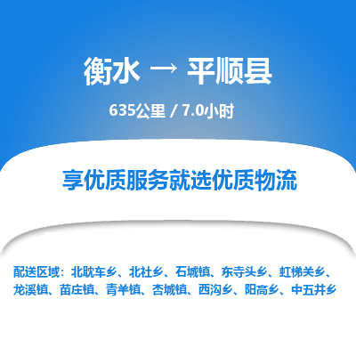 衡水到平顺县物流公司-搬家行李托运2026(专线快运/全境直达) 衡水到平顺县物流公司-搬家行李托运2026(专线快运/全境直达)
