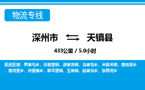 深州到天镇县物流公司-搬家行李托运2026(专线快运/全境直达) 深州到天镇县物流公司-搬家行李托运2026(专线快运/全境直达)