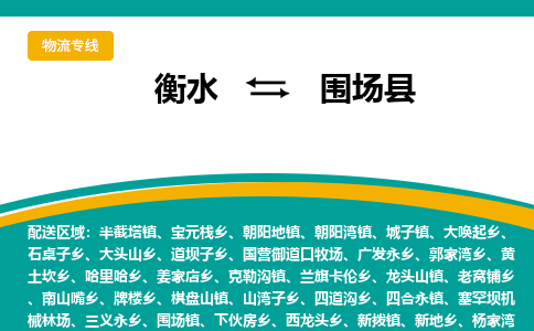 衡水到围场县物流公司-搬家行李托运2026(专线快运/全境直达) 衡水到围场县物流公司-搬家行李托运2026(专线快运/全境直达)