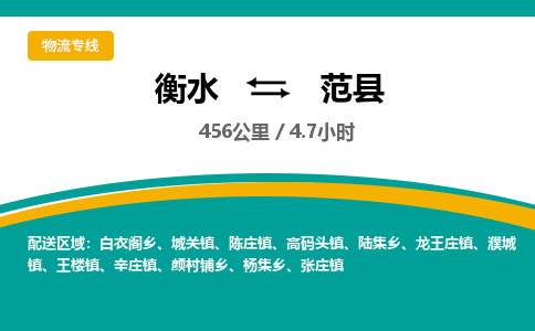 衡水到范县物流公司-搬家行李托运2026(专线快运/全境直达) 衡水到范县物流公司-搬家行李托运2026(专线快运/全境直达)